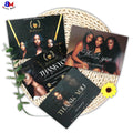 Custom Thank You Cards Personalized Beauty Black Thank You Card for Small Business