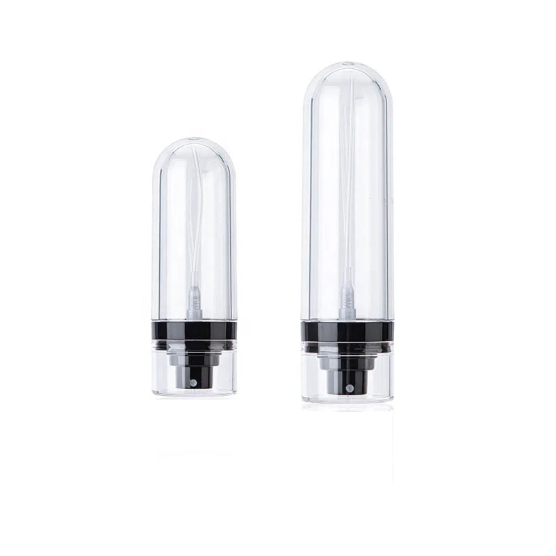 Unique Design Round Bottom Inverted PET Plastic Spray Bottle Thick Wall Clear Toner Water Makeup 55 75ml Fine Mist Spray Bottle