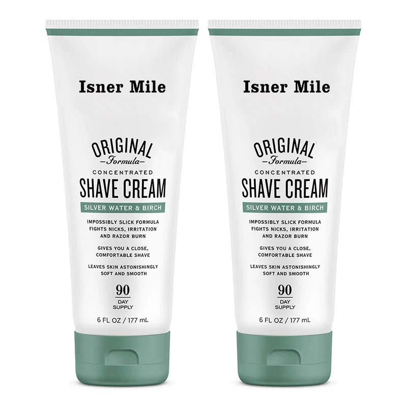 OEM Original Formula Silver Water Birch Shaving Cream for Sensitive Skins for Good Styling Shaving Gel Male