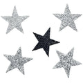Custom 6cm Height Star Shiny Resin Patch Flatback Applique Glue Sparkle Rhinestone Bling for Iron-on Clothing Hat Decorations