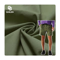 Outdoor 70D Sports Pants Elastic Pants Woven 4 Way Stretch Waterproof 90 Nylon 10 Spandex Fabric for Jacket