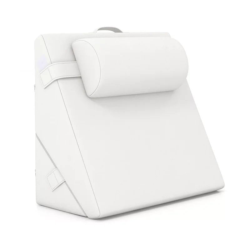 Polyester Cotton Slope Pillow Memory Foam Top Elevated Support Cushion Bed Wedge Slope Pillow for Lower Back Pain
