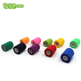 Hospital Supply Non-woven Fabric Breathable and Waterproof 7.5cm*4.5m Self-adhesive Cohesive Bandage Elastic