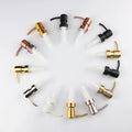 Black Red Gold Coated 304 Stainless Steel Metal Plastic Shampoo Lotion Foaming Hand Liquid Soap Dispenser Pump DH9585