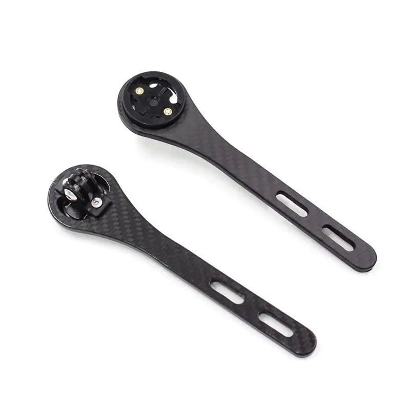 Bicycle Computer Holder Carbon Fiber Road Bike Stopwatch Speedometer Mount Holder for Garmin Gopro Wahoo Bryton Light Stand