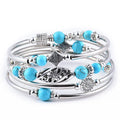 New Design 6mm 8mm Tiger Eye Turquoise Amethyst Stones Bracelets Natural Stone Bracelet