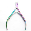 Rainbow Color Nail Cuticle Nipper Pro Manicure Pedicure Nipper Clipper Dead Skin Removal Cuticle Nail Cutter