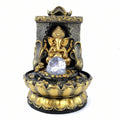 Home Office Feng Shui Waterfall Elephant God Statue Tabletop Fountain Indoor Ganesha Water Fountain