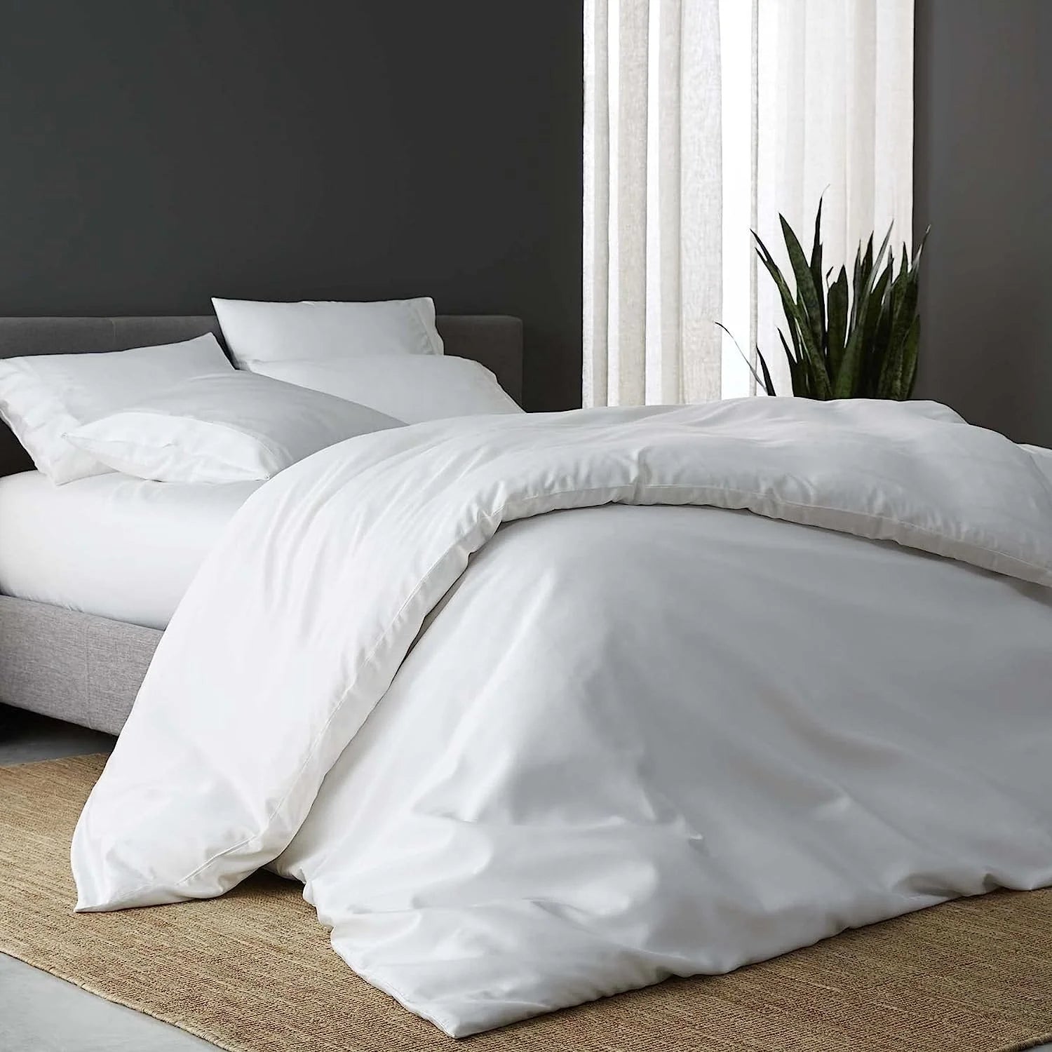 Luxury 100% Organic Bamboo Bed Sheets Custom King Size Bed Sheets Set Bedding for Home
