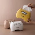 Home Hotel Toilet Office Nordic Cartoon Plastic Tissue Boxes Cute Bear Paper Box