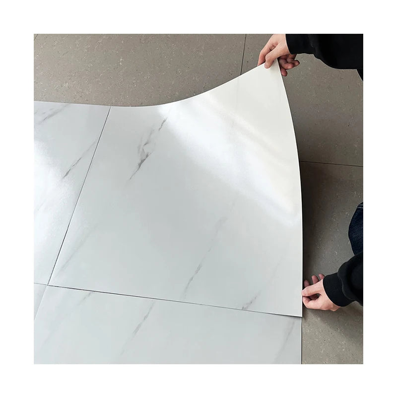 Wholesale Floor Sticker LVT Vinyl Flooring Tiles PVC Plastic for Office Square Self Adhesive PVC Tiles 80*80cm Free Sample DIY