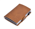 Hot Sale Men's Slim Bifold RFID Wallet PU Leather Pop-Up Card Holder Money Clip Hot Selling Accessory
