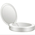 Factory Price New Round Multifunctional Power Bank 3000mAh 1X/3X Magnifying USB Rechargeable Pocket LED Border Mirror with Light