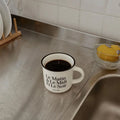 French Vintage Ceramic Coffee Mug Letter Cups