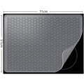 Multifunctional Classic 3mm Thick Food Grade Silicone Collapsible Non-slip Drain Mat Large Size Eco-Friendly Kitchen Placemat
