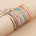 Go2boho Bohemian Minimalist Couple Chain Women Gift Handmade Friendship Colorful Fashion Freshwater Pearl Miyuki Bead Bracelet MegaBDM