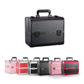 Portable Large Space Stainless Steel Designer Cosmetic case Hot Aluminum Cosmetic Makeup case Organizer Maleta De Maquiagem