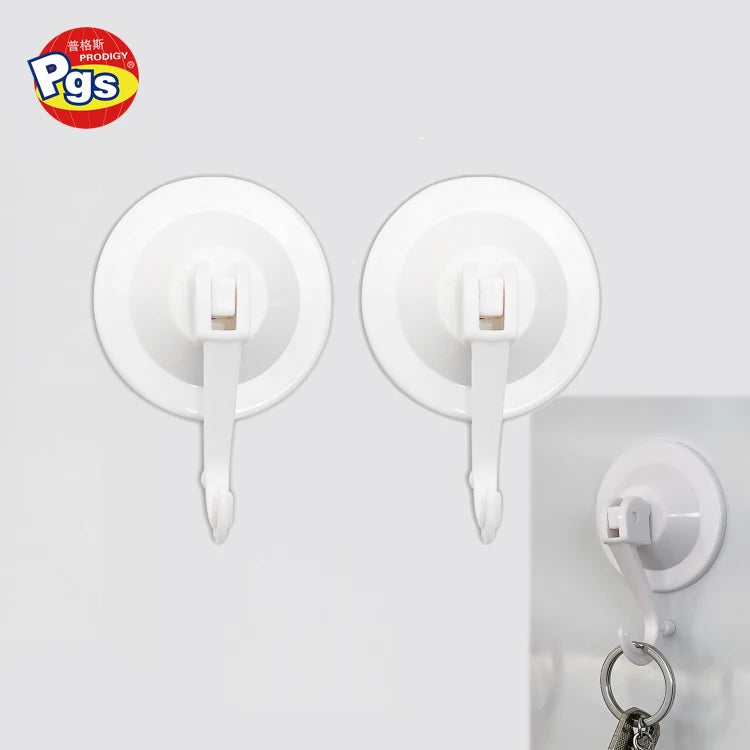 Prodigy Suction Cup Hooks Heavy Duty Powerful Hooks Vacuum Suction Shower Lock  Hooks Reusable