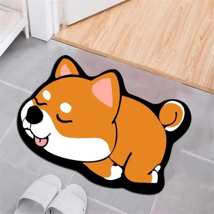 Wholesale Modern Design Print Anti-Slip Eco-Friendly Diatomite Bath Mats Soft Water Absorbing Machine Made Odorless Suction Cups