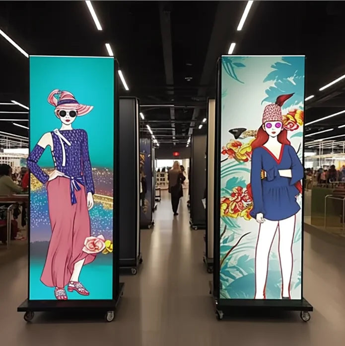 Hotsale P1.86 P2 P2.5 Indoor Floor Standing Wi-fi Control Poster Led Display Poster Led Screen for Events Advertising