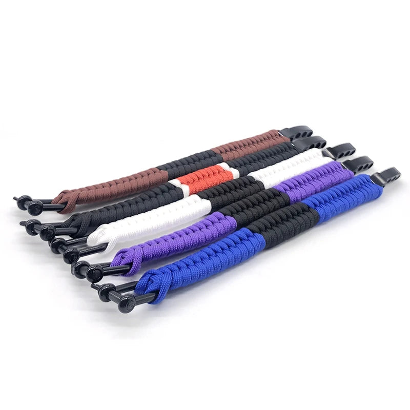 All Year Hot Selling Newest Handmade Polyester Survival Bracelet with Adjustable Buckle for Camping & Hiking MegaBDM