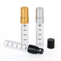 2ml 3ml 5ml 10ml Cheap Aluminum Screw Cap Refillable with Scale Mini Portable Perfume Travel Atomizer