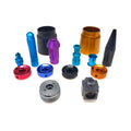 CNC Turning Machined Anodized Aluminum Parts Rapid Prototype Custom CNC Machining Service CNC Machining Parts