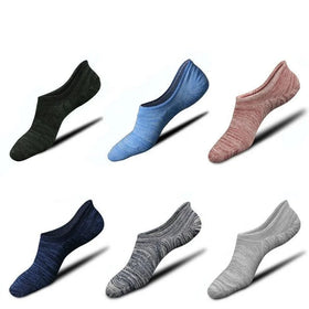 Wholesale Summer Casual Invisible Socks Men Cotton Non Slip No Show Hidden Socks