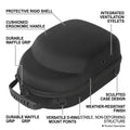 EVA Custom Printed Fashional Sport Cap Carrier Case Baseball Hat Travel Bag for Outdoor Activities