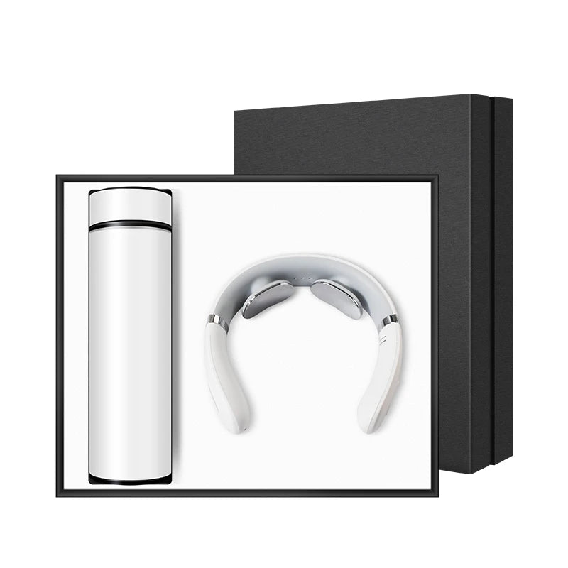 Innovation Trend 500ml Temperature Display 304 Stainless Steel Vacuum Cup 4 Massage Modes 15 Levels Neck Massage Gift Sets for