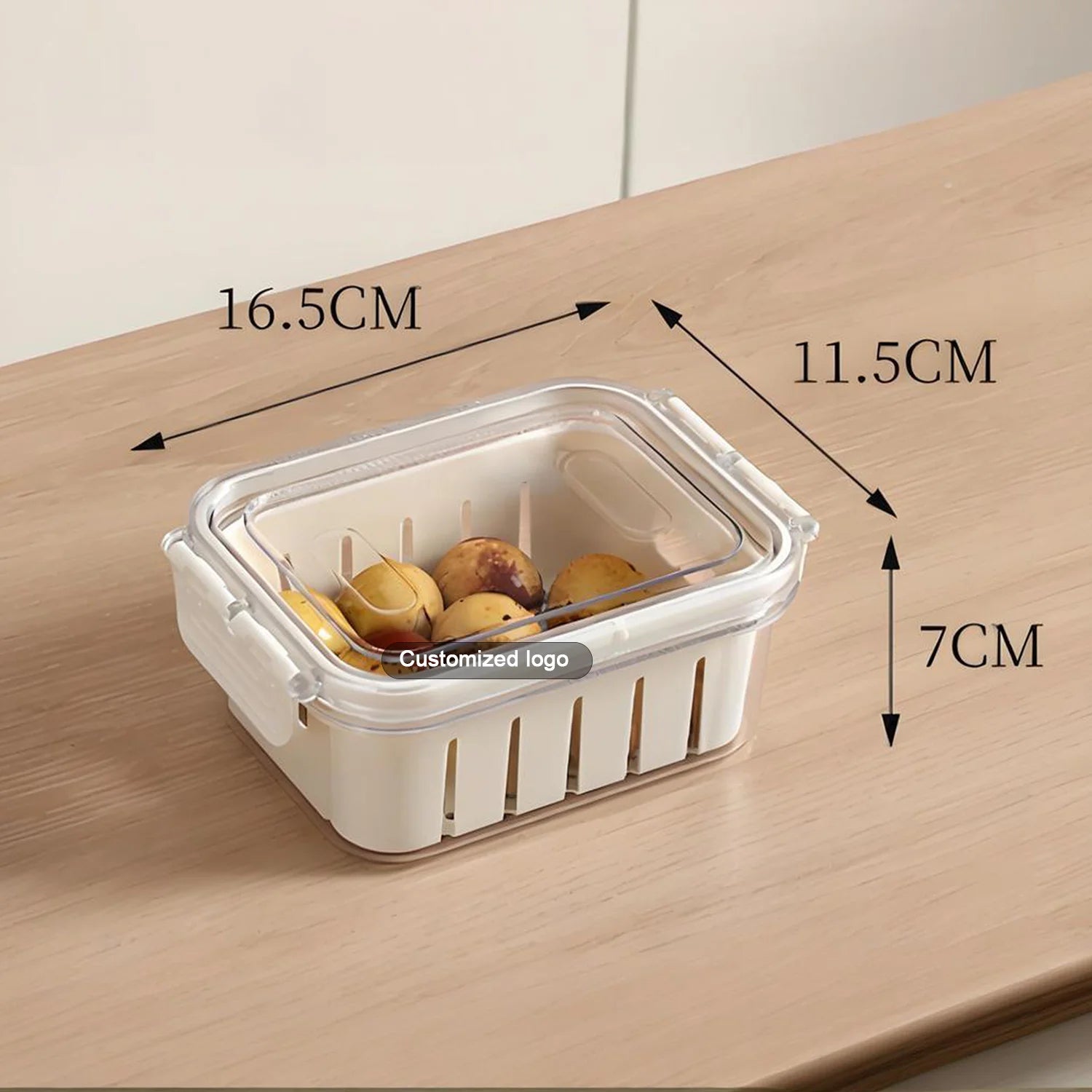 Factory Wholesale Divided Clear Snack Serving Tray With Lid & Handle Snackle Box Charcuterie Board Container Storage Organizer