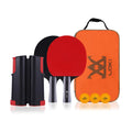 LOKI SW-021 Hot Sales Custom logo Factory Price Professional 2 Player Table Tennis Racket Set Ping Pong Set
