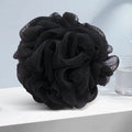 Gmagic Hot Sale Black Mesh Shower Loofah Pouf Ball Bamboo Charcoal Bath Sponge for Body Exfoliating