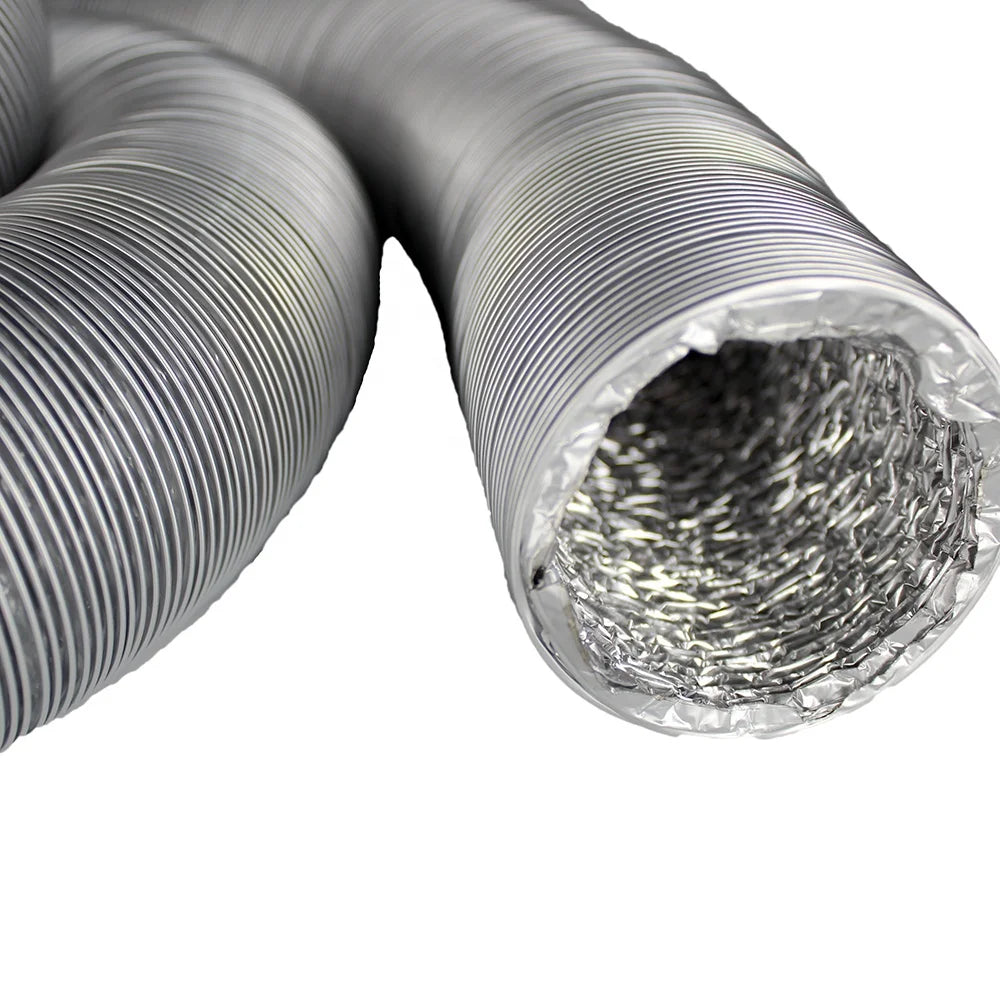 Industrial Chinese Design Style 10m Aluminum Foil Flexible Air Duct for HVAC Ventilation System for Hospital Use LKESS Brand