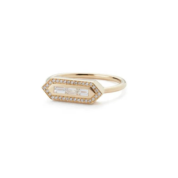 LOZRUNVE Hawaiian Wholesale Jewelry Gold Plated Silver 925 Cubic Zirconia Diamond Ring