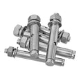 All Sizes Stainless Steel 304  External Hex Hexagon Expansion Screw Sleeve Concrete Anchor Bolt