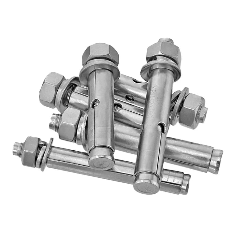 All Sizes Stainless Steel 304  External Hex Hexagon Expansion Screw Sleeve Concrete Anchor Bolt