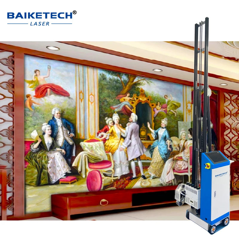 TH-UP600R Factory 3D 3m High UV Wall Inkjet Printer Indoor and Outdoor Printing Machine