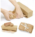 Environmentally Friendly 100% Compostable Recyclable Kraft Honeycomb Paper Uncoated Gift Packaging Customized Color Materials