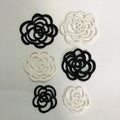 Fancy Garment Diy Decorative Hollow Out Embroidered Beaded Flower Patches LT9320