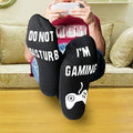 Cotton Letter Short Warm Custom Print Socks Non-slip Gift for Game Players Print Do Not Disturb New Funny Socks