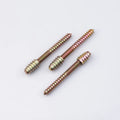 ISO ROHS Certified Carbon Steel Self Tapping Double End Threaded Zinc Finish Hanger Bolt Insert Nuts Wood Furniture Connector