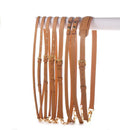 LST105 Designer Top Women Crossbody Adjustable Shoulder Charm Thick Handbag Straps Tote Bag Leather Replacement Strap