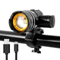 Superbsail Led Light Bike Headlight Zoom USB Rechargeable Aluminum Alloy Upgrade Mount Bike Accessory Bike Accessories
