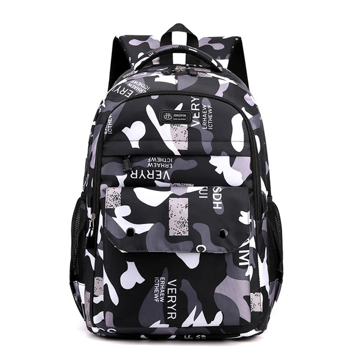 Hot Selling Best College Black Cheap Good Nylon Teens Big Sports Backpacks for Girls