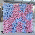 Rose Red Flower Backdrop Artificial Rolled up Flower Wall for Wedding Event Backdrop Flower Wall