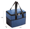 Eco-Friendly Cationic Insulated Thickened Large Capacity Thermal Lunch Cooler Tote Bag for Picnic Outdoor Use