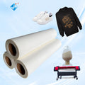 White Ink Dtf Premium Dtf Film Roll 30cm 33cm 60cm Single Side Hot Peel Pet Film Roll for t Shirts Digital Printing