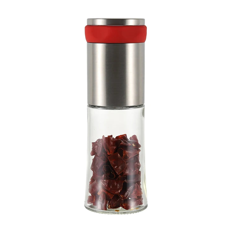 Chili Mill Manual Spice Mill Recharge Spice Grinder Stainless Steel Mill Manual Grinding Spices Bottle