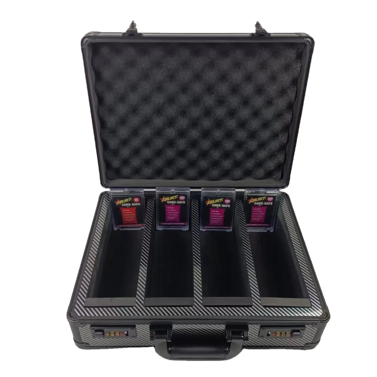 Slab Case  with 4 Row Graded Trading Card Slab Storage Case